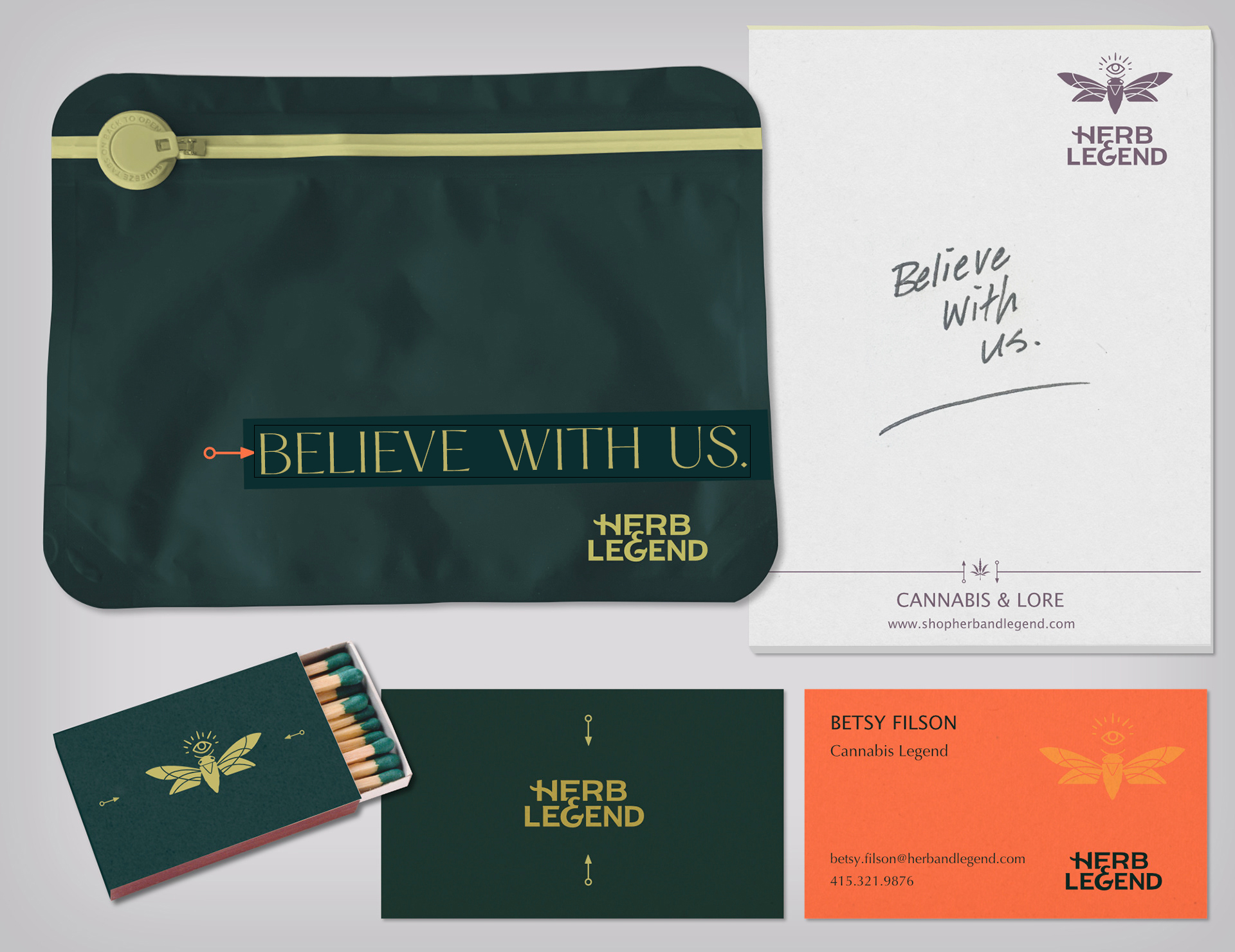 Herb & Legend collateral