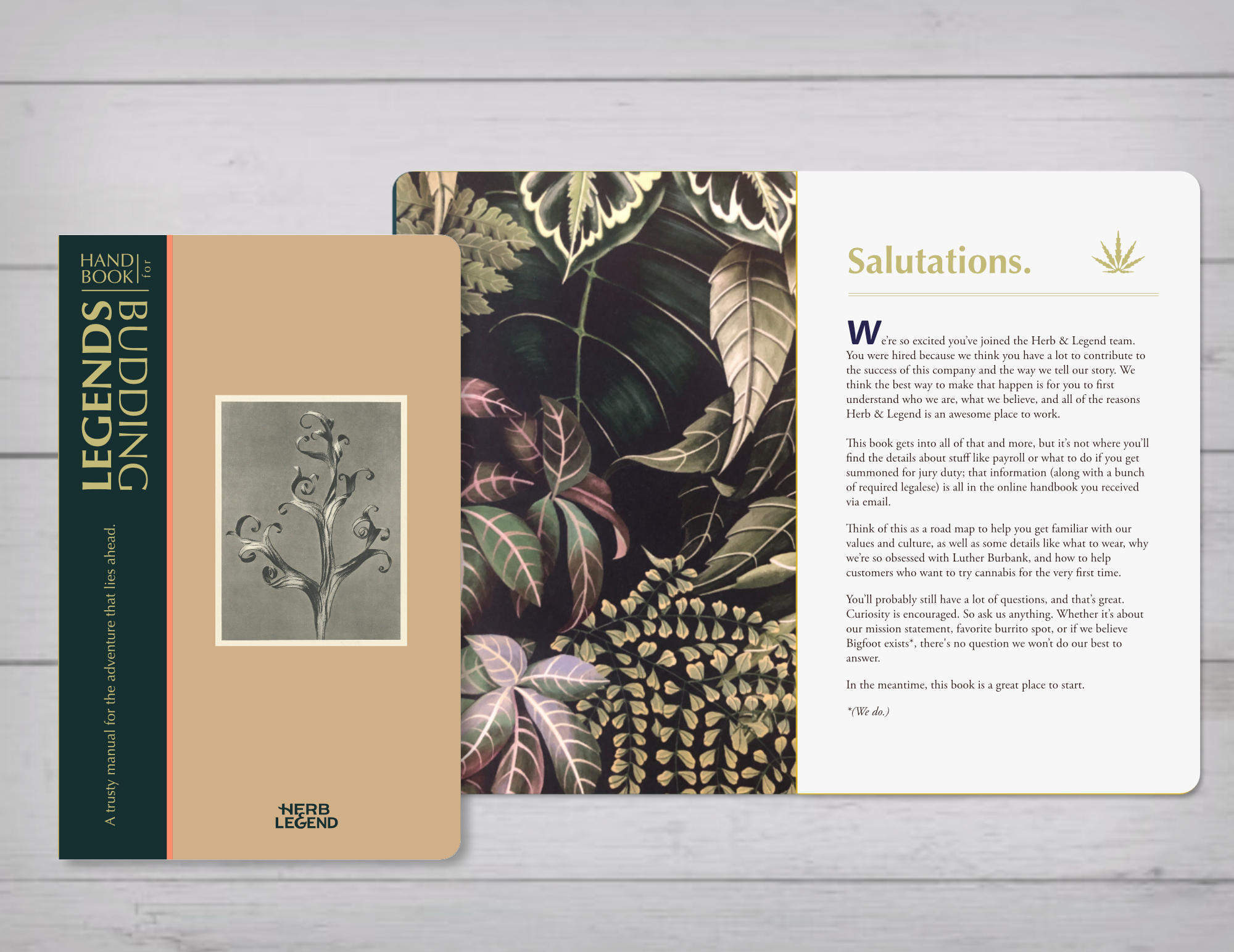 Herb & Legend employee handbook