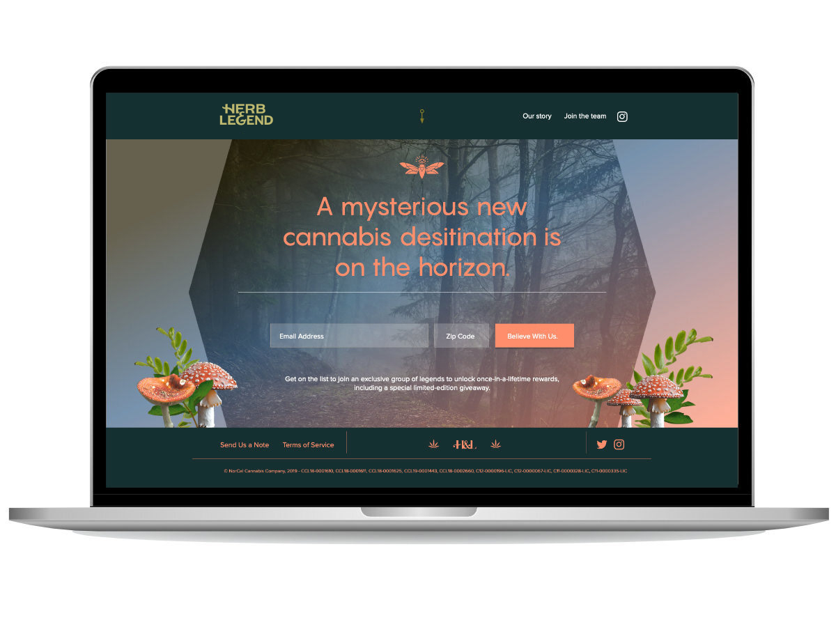 Herb & Legend homepage