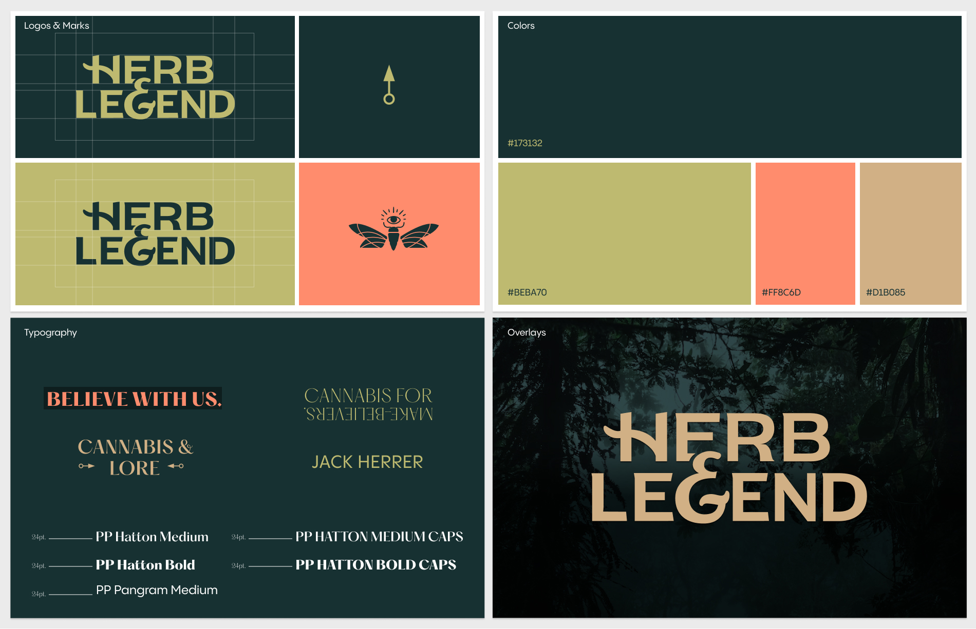 Herb & Legend identity system
