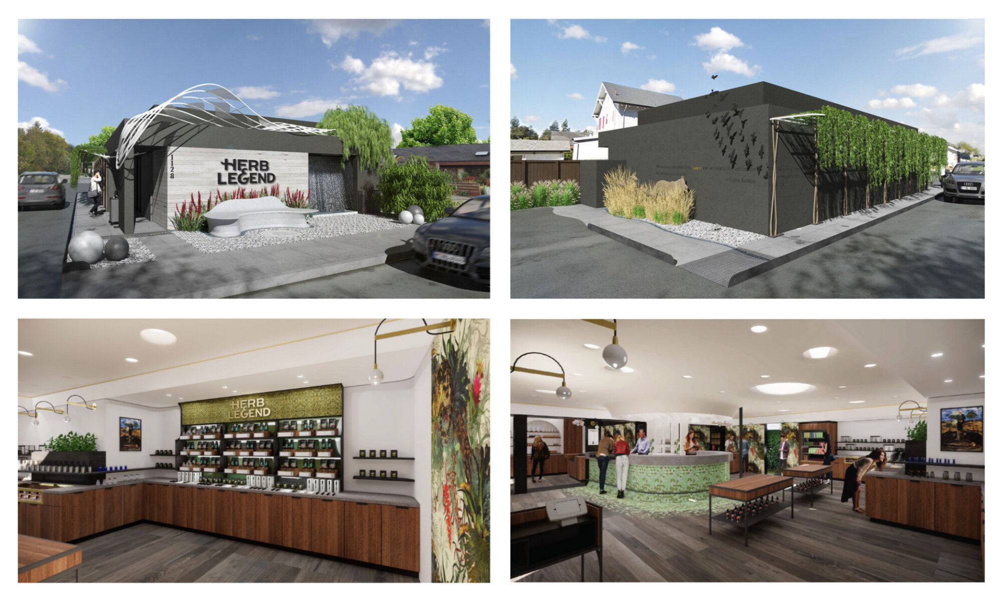 Herb & Legend interior render