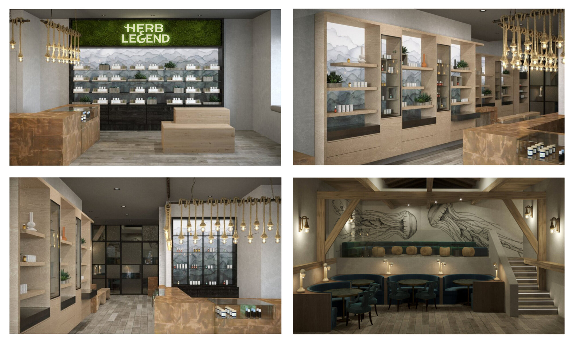 Herb & Legend interior render
