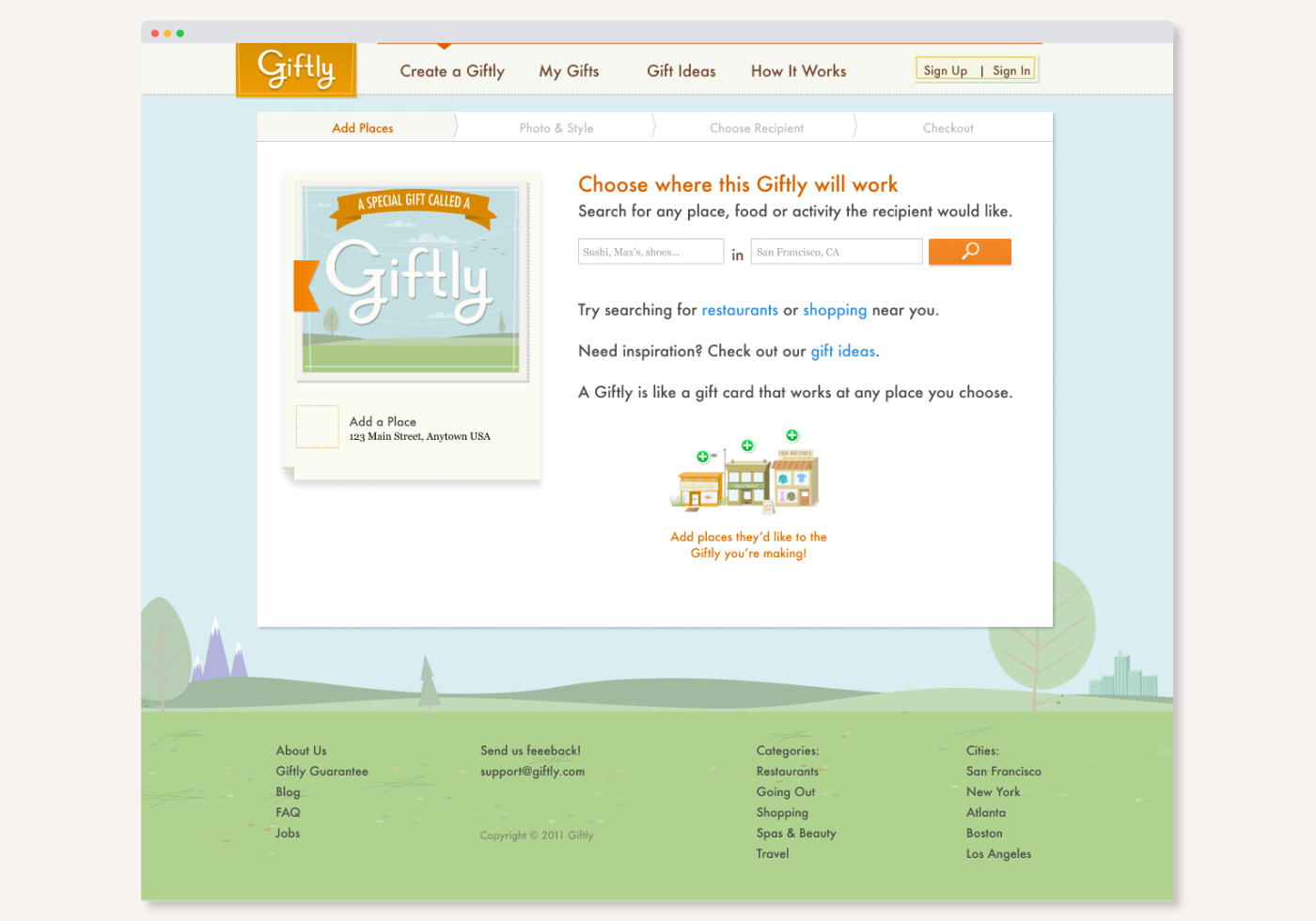 Giftly creator illustrations