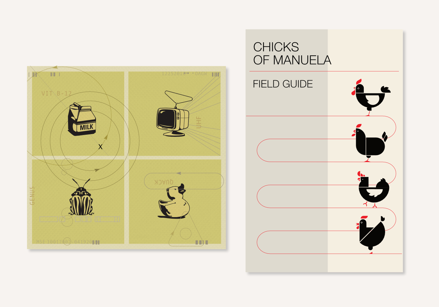 Self-promotional illustration work