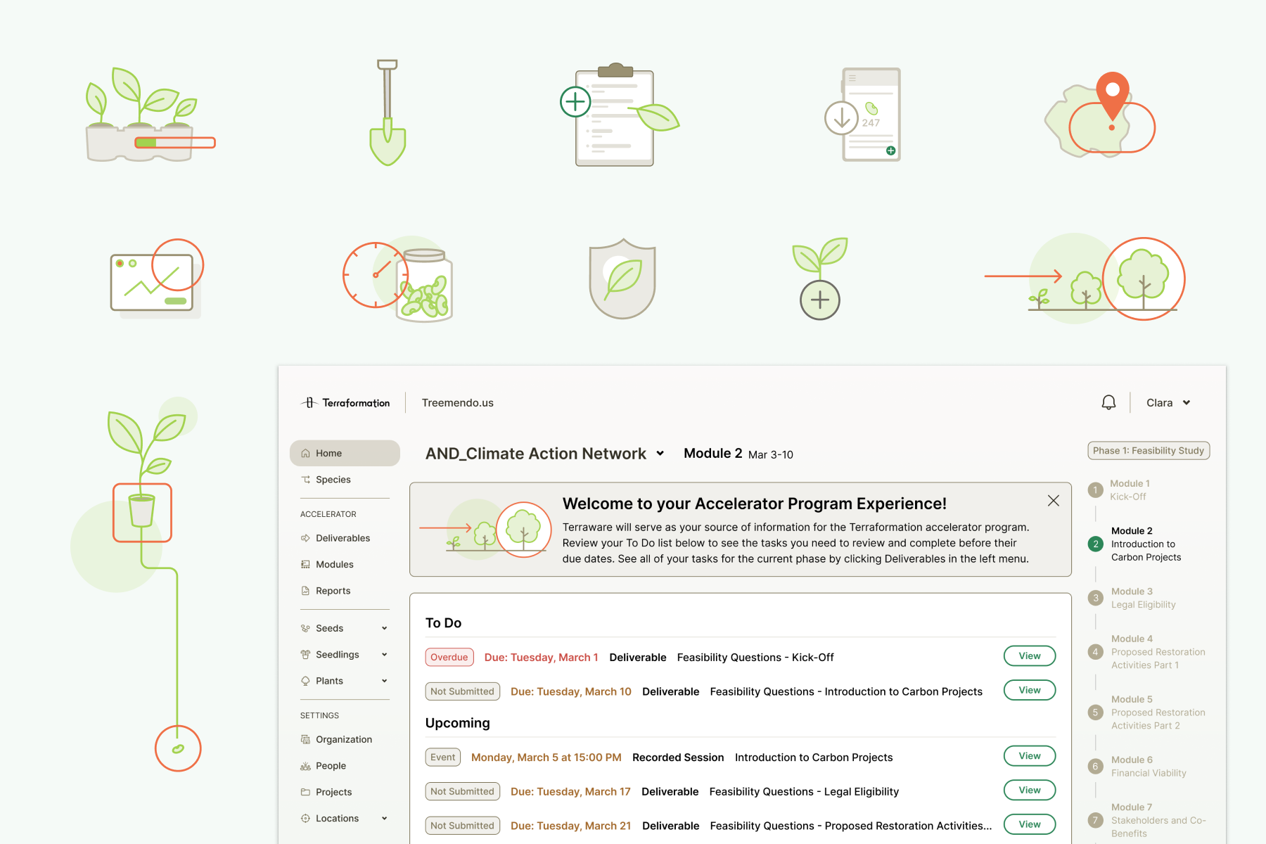 Terraformation Terraware illustrations