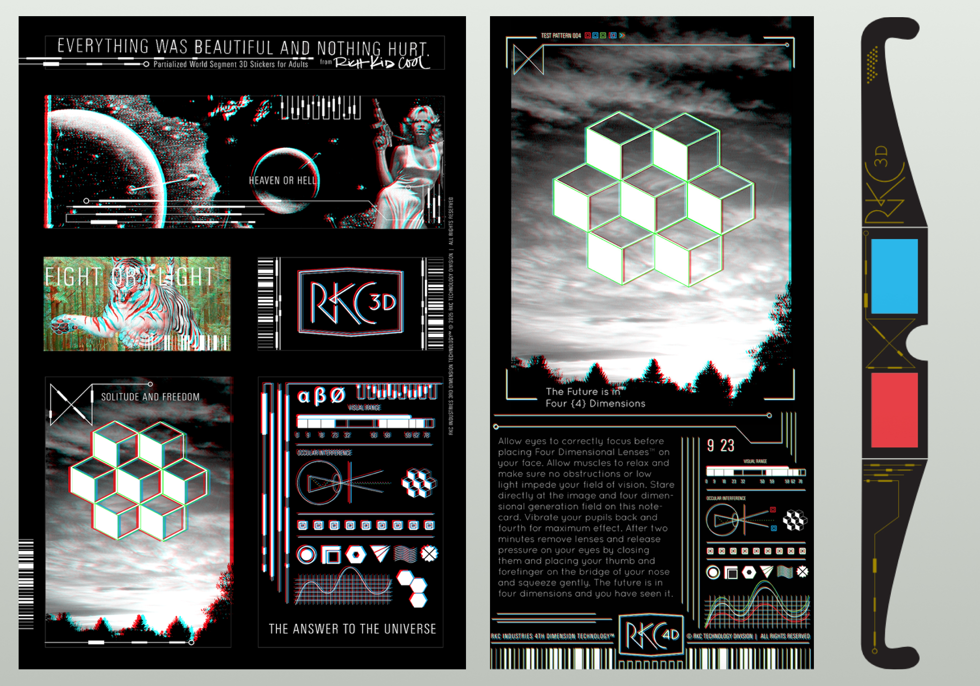 Rich Kid Cool 3D glasses promotion