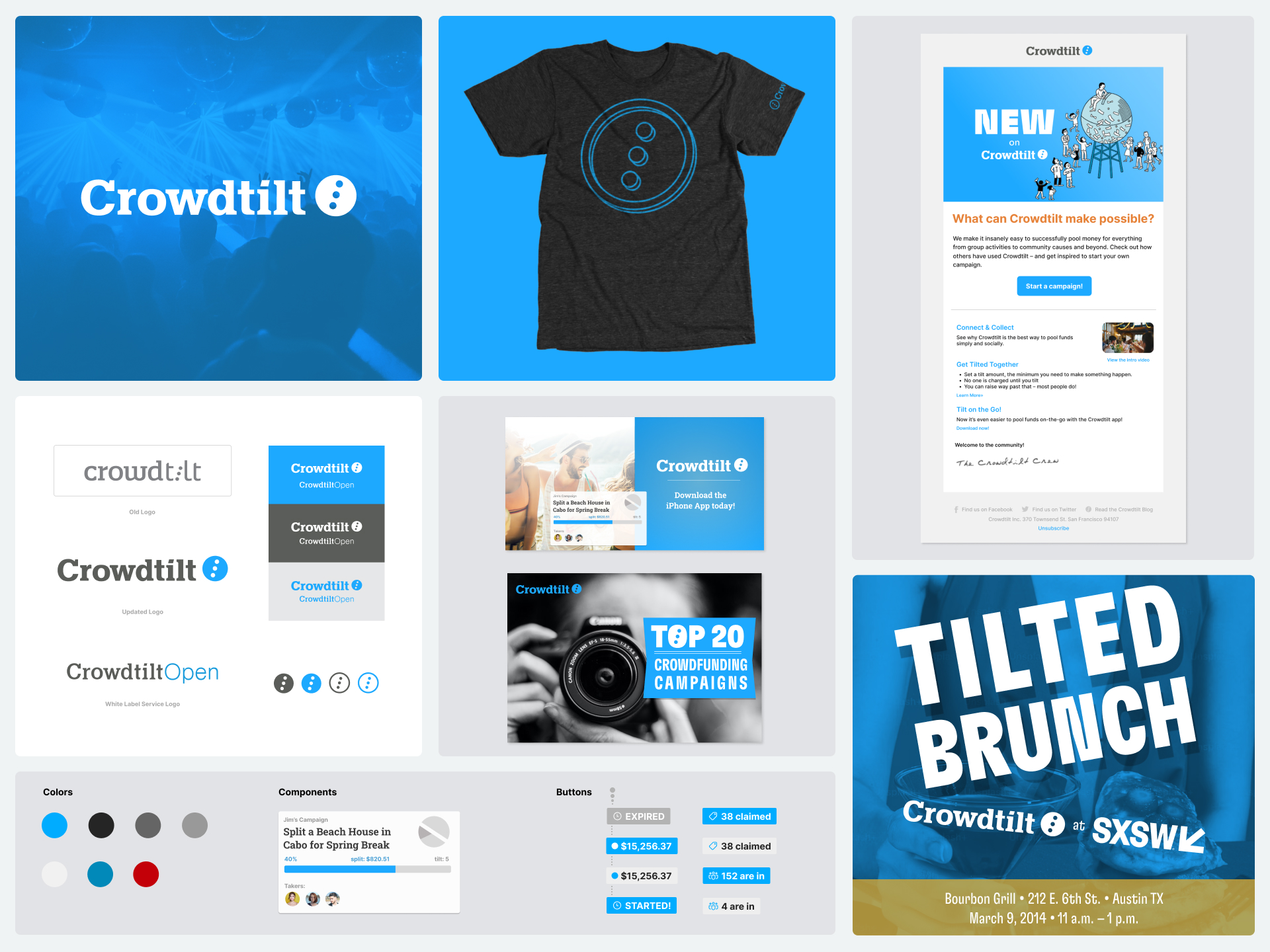 Crowdtilt brand identity