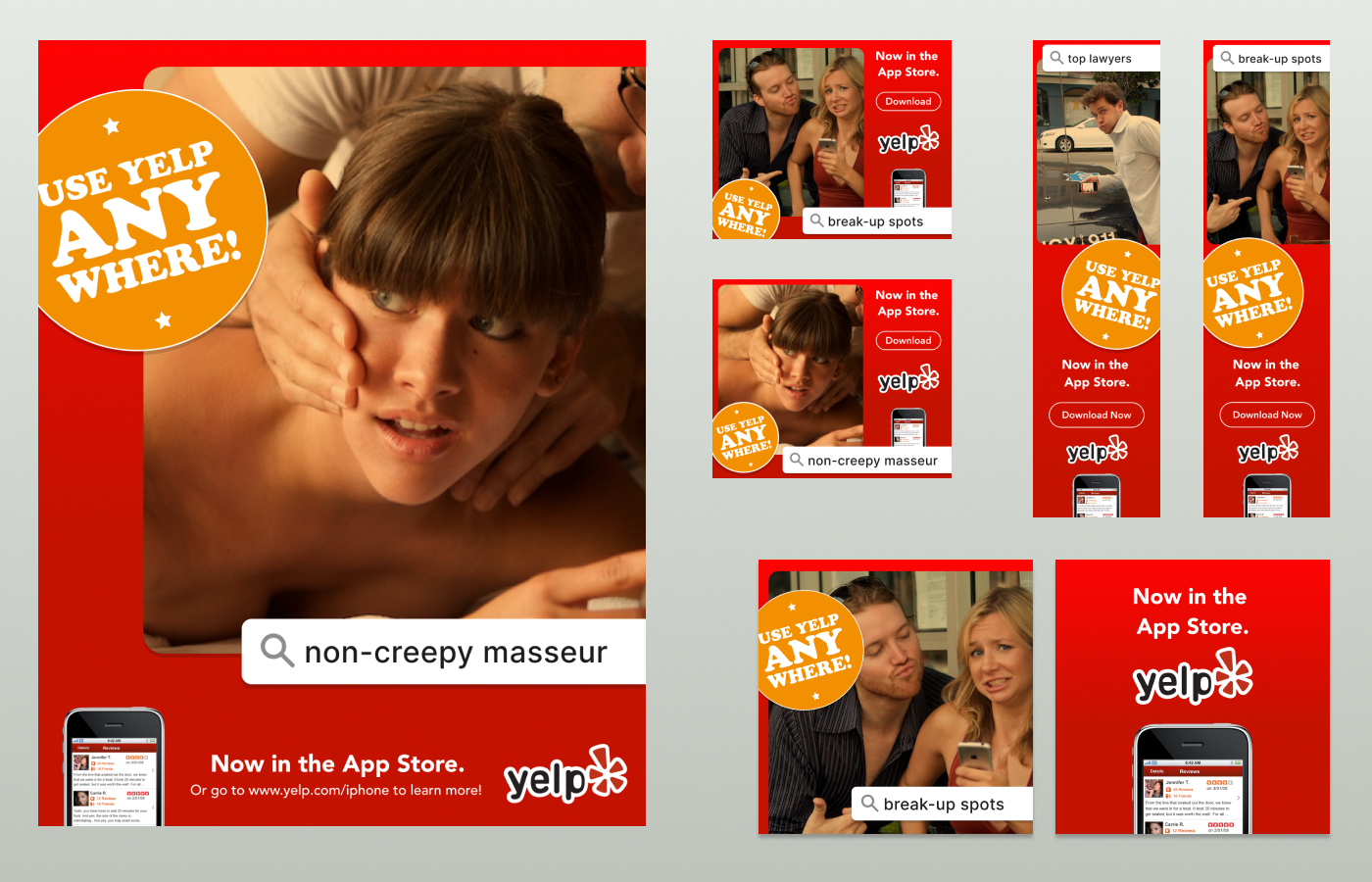 Use Yelp Anywhere campaign