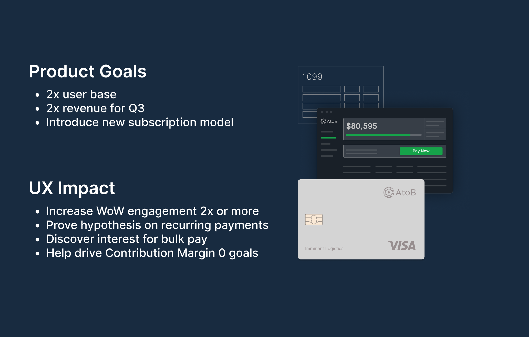 Impact metrics and results