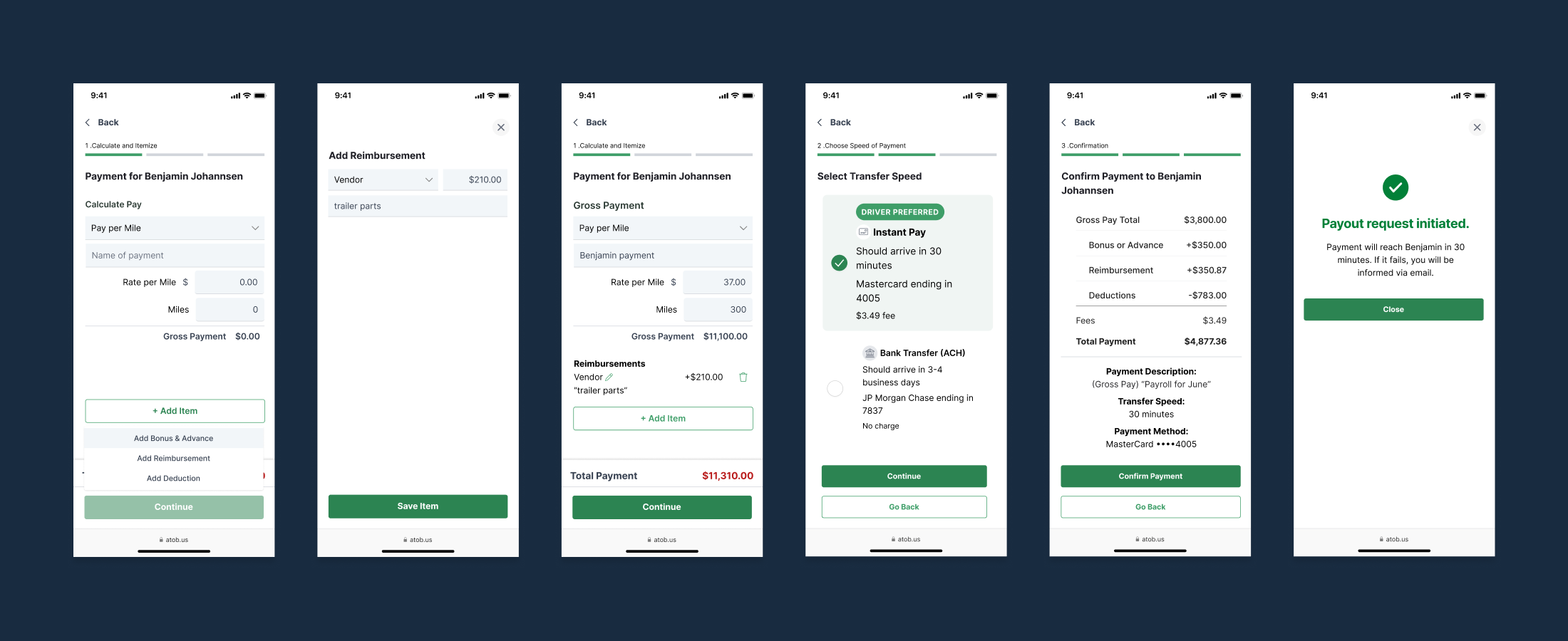 Mobile itemization refinements