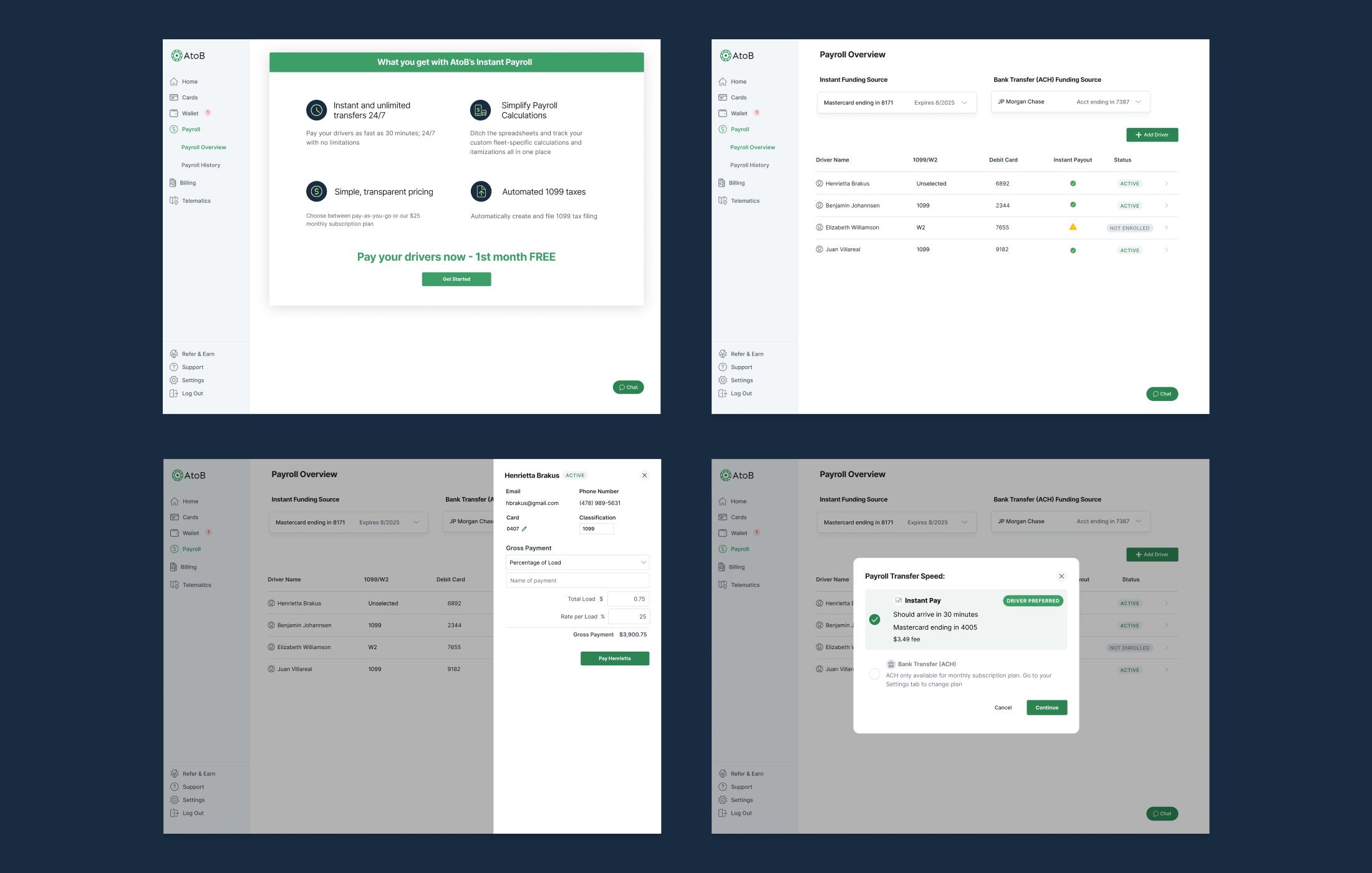 Payroll MVP design
