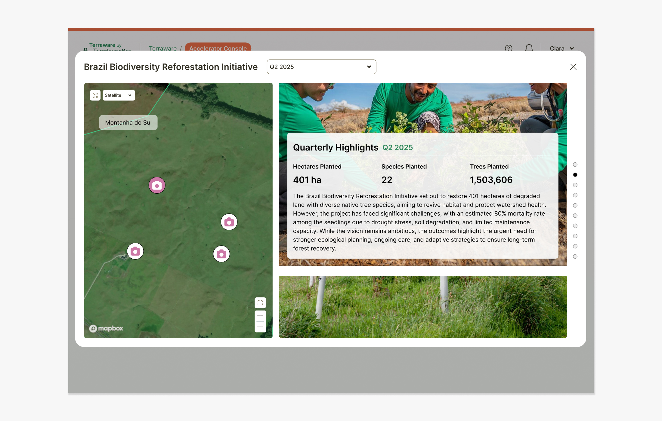 Activity Log slideshow preview mode