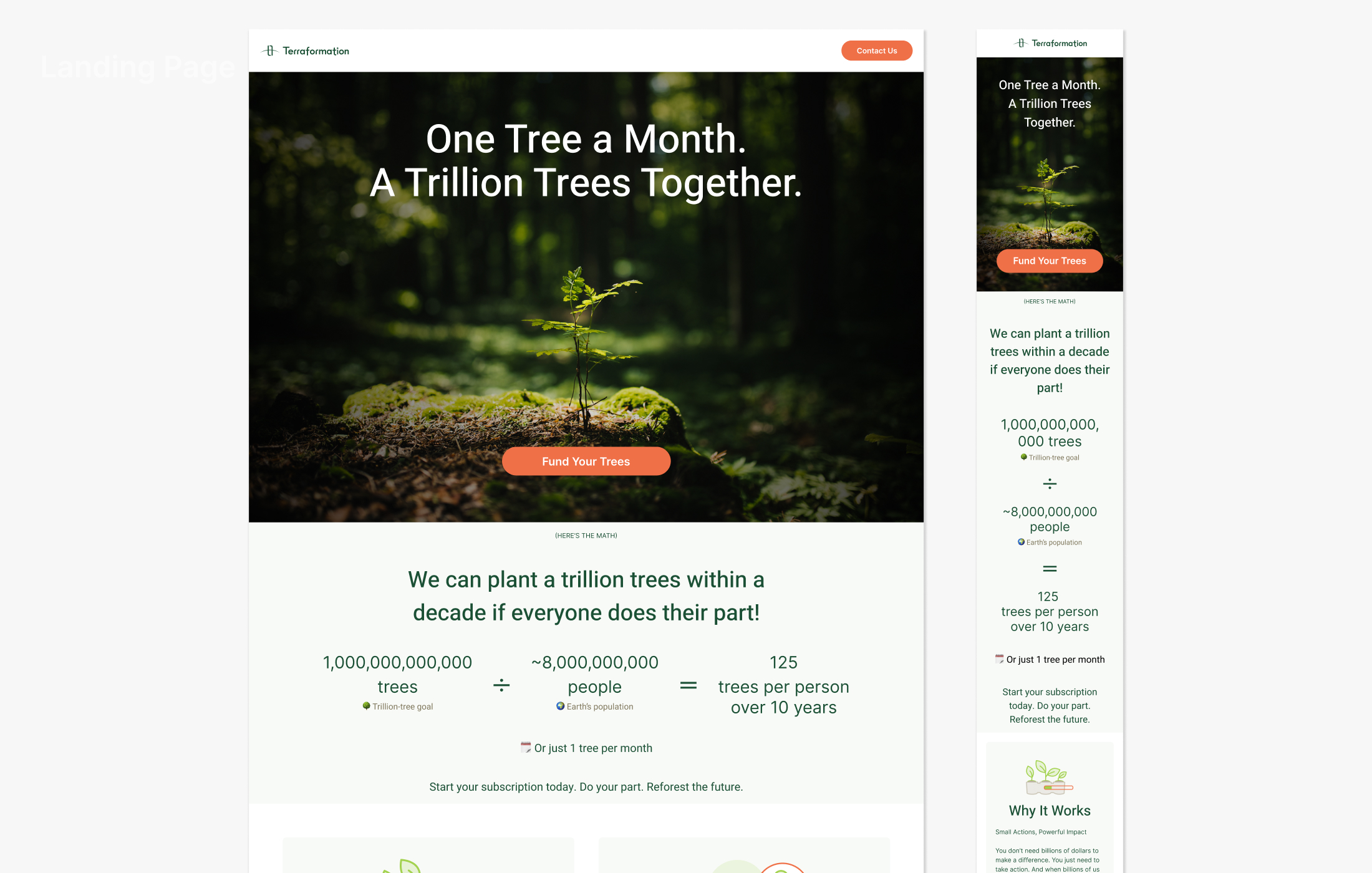 Tree subscription mobile